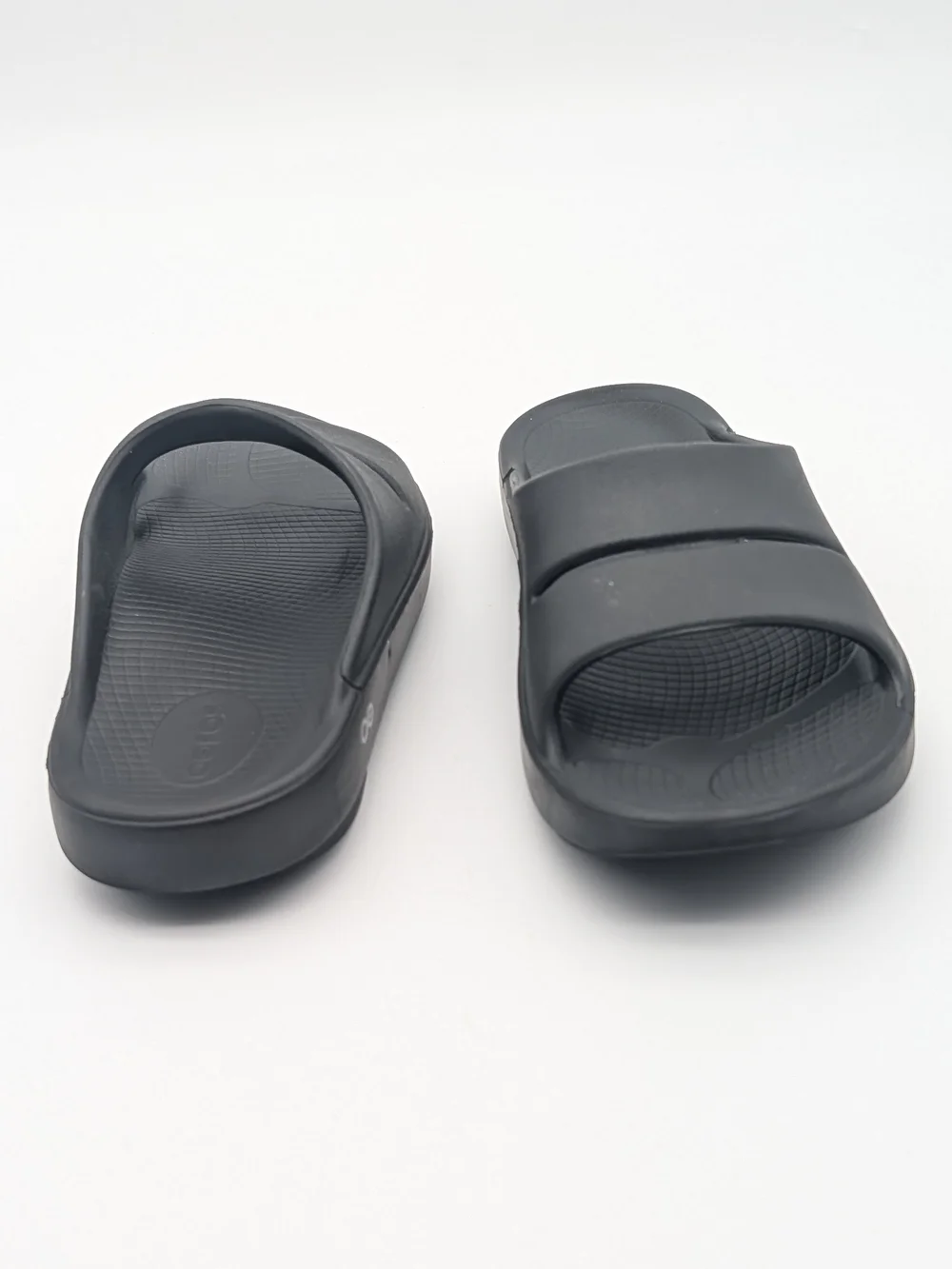 OOFOS OOahh Men's Black Slide Sandals Slip-On Cushioned Lightweight M7-W9